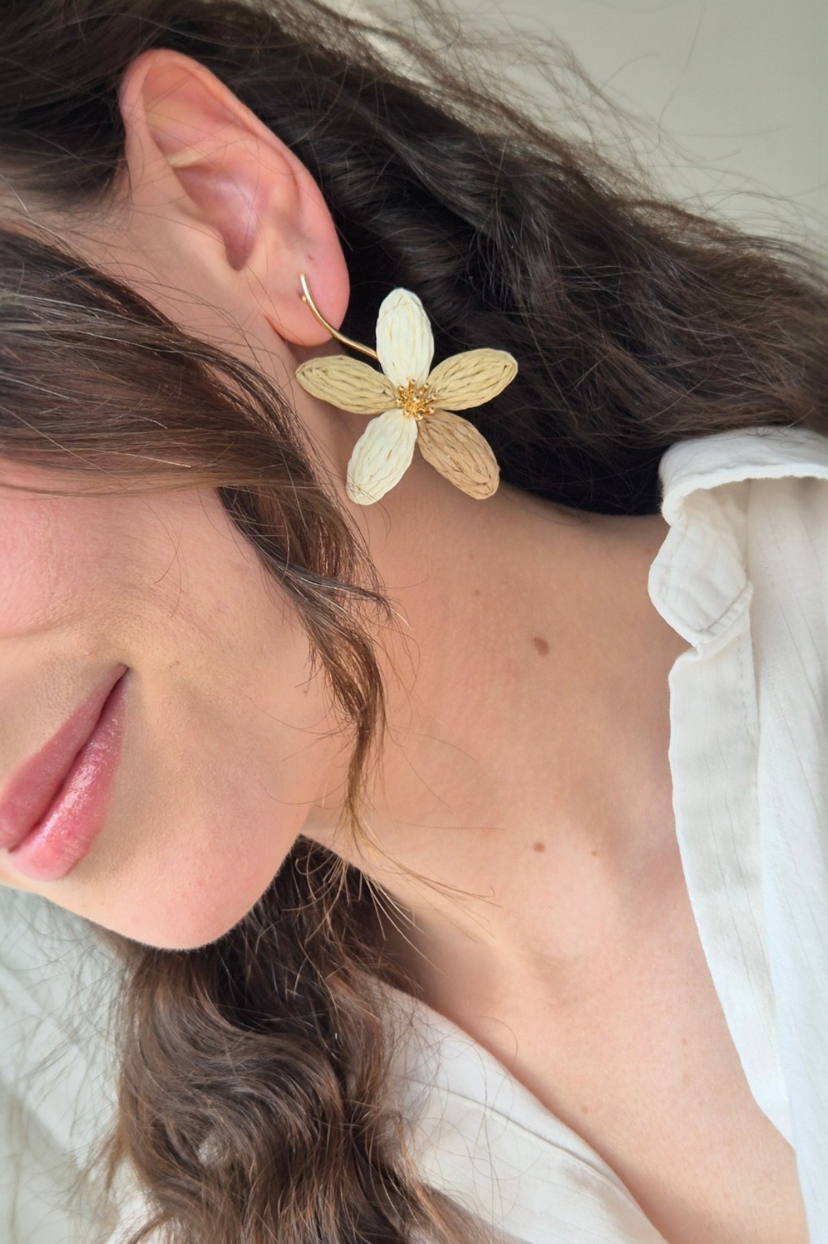 Boho Chic Küpe Çiçek