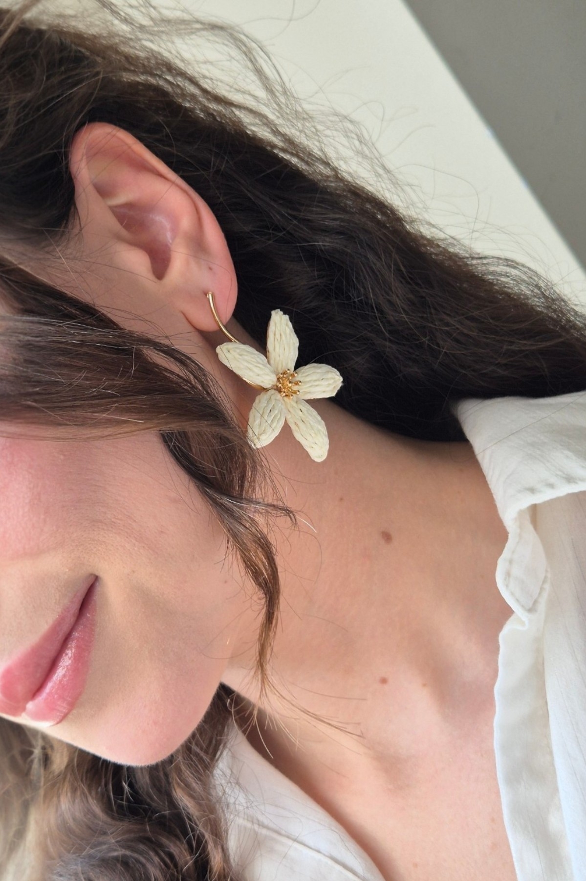 Boho Chic Küpe Çiçek