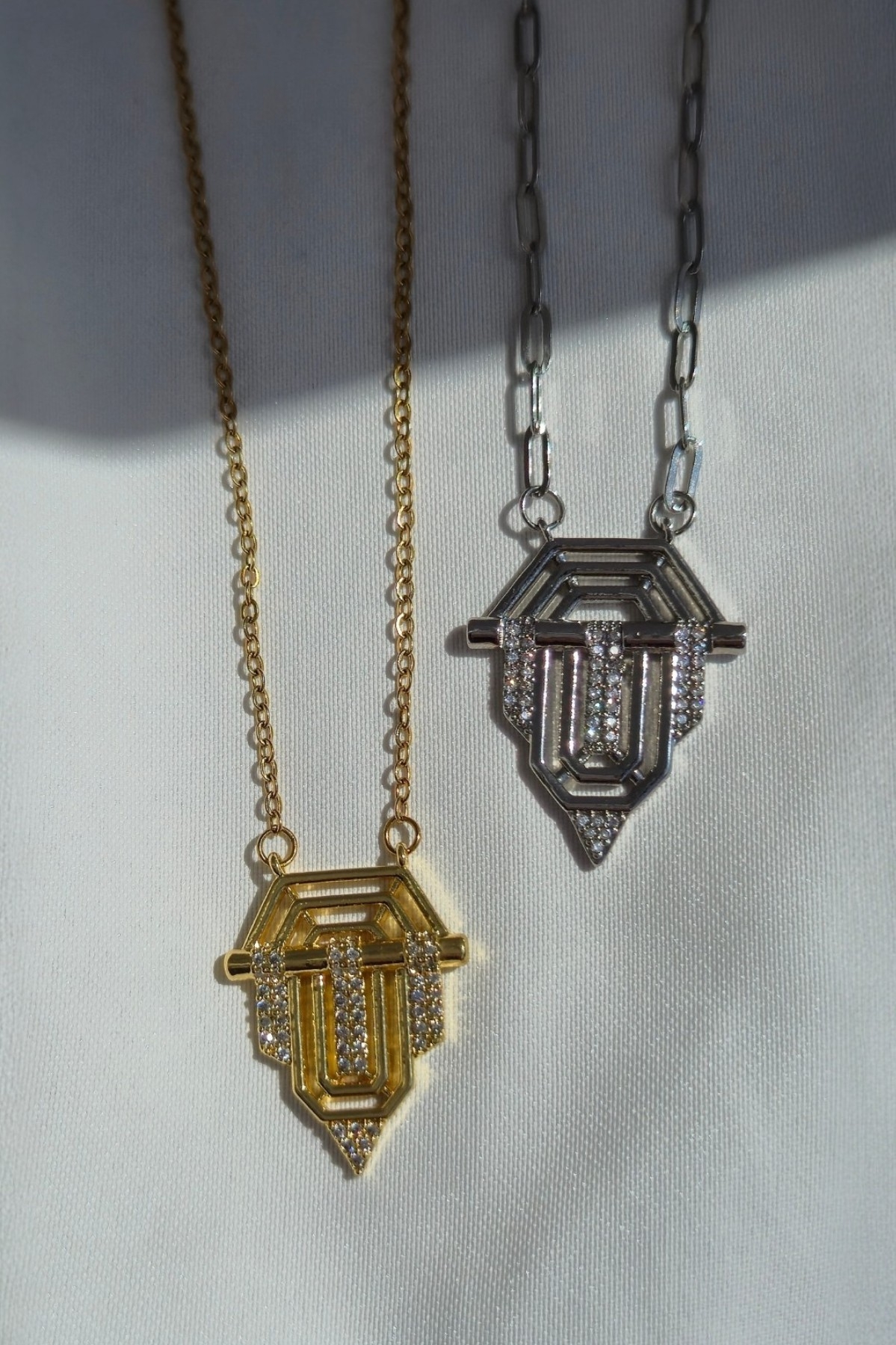 Çelik Gümüş Serenay Kolye