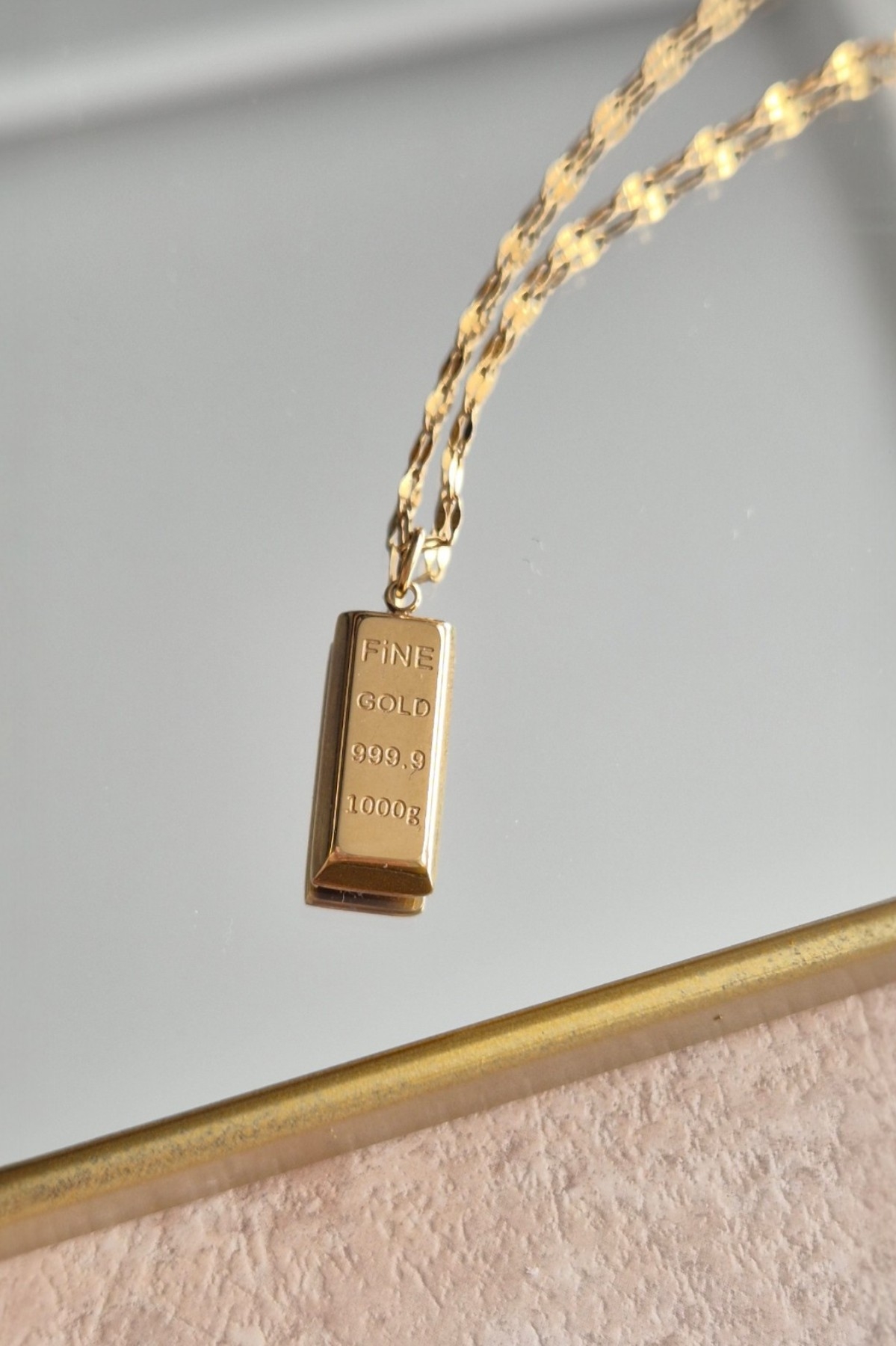 Külçe Çelik Kolye