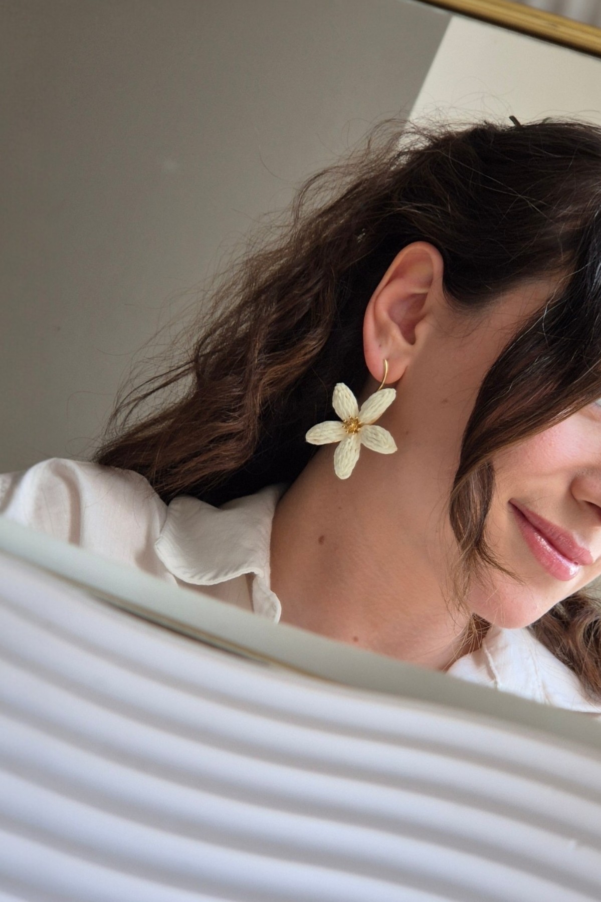 Boho Chic Küpe Çiçek