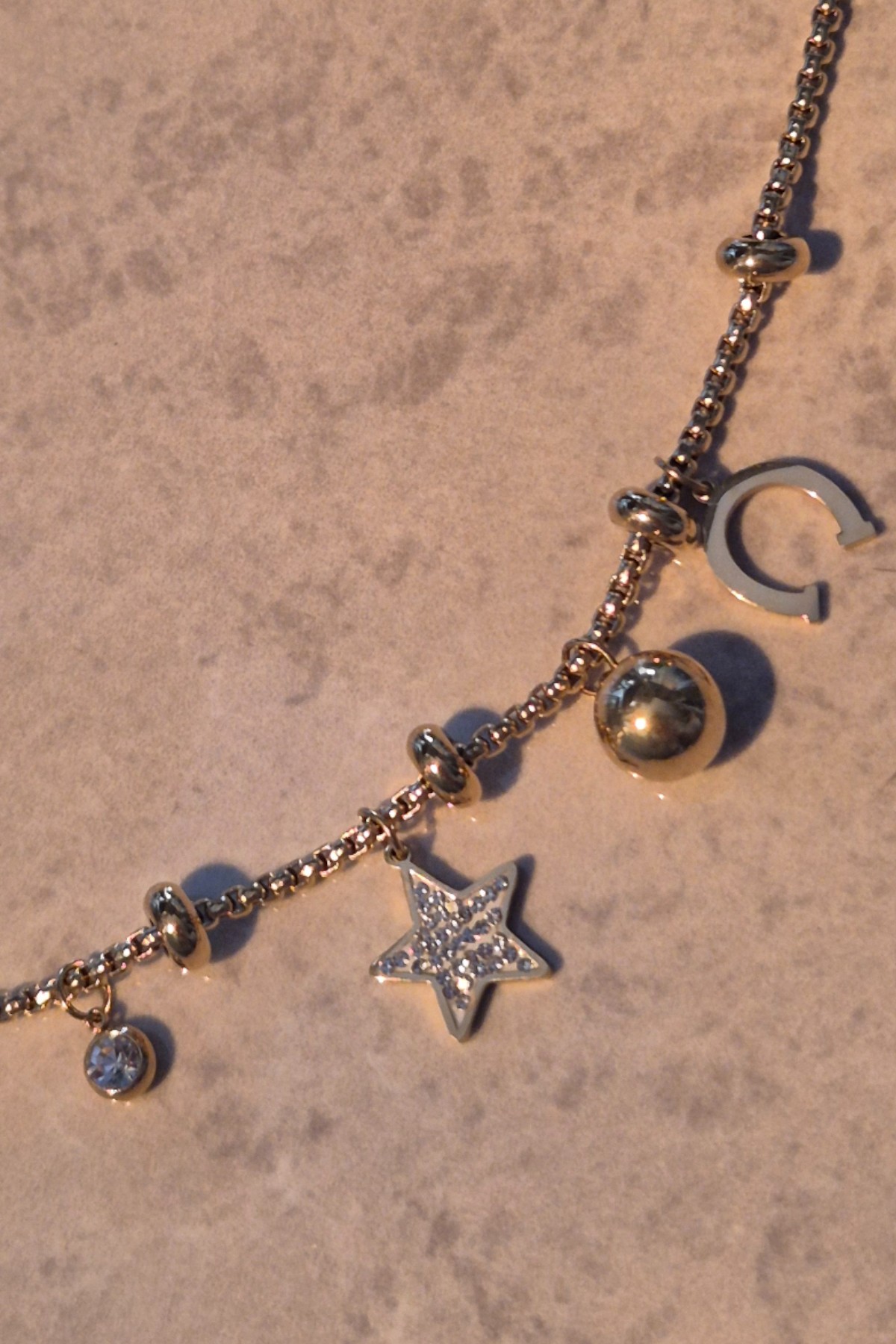 Çelik Charm Bileklik