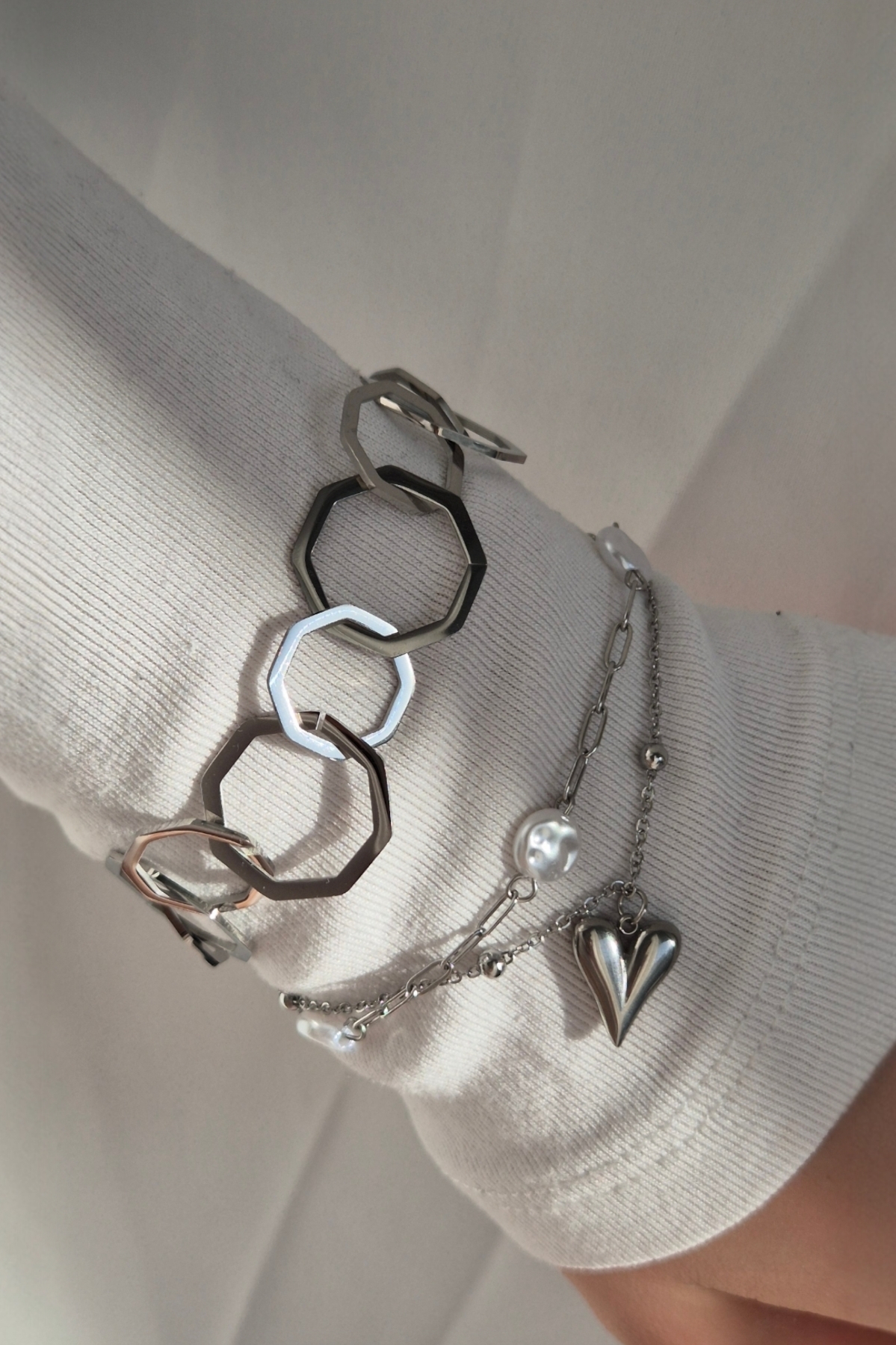 Hexa Silver Bileklik