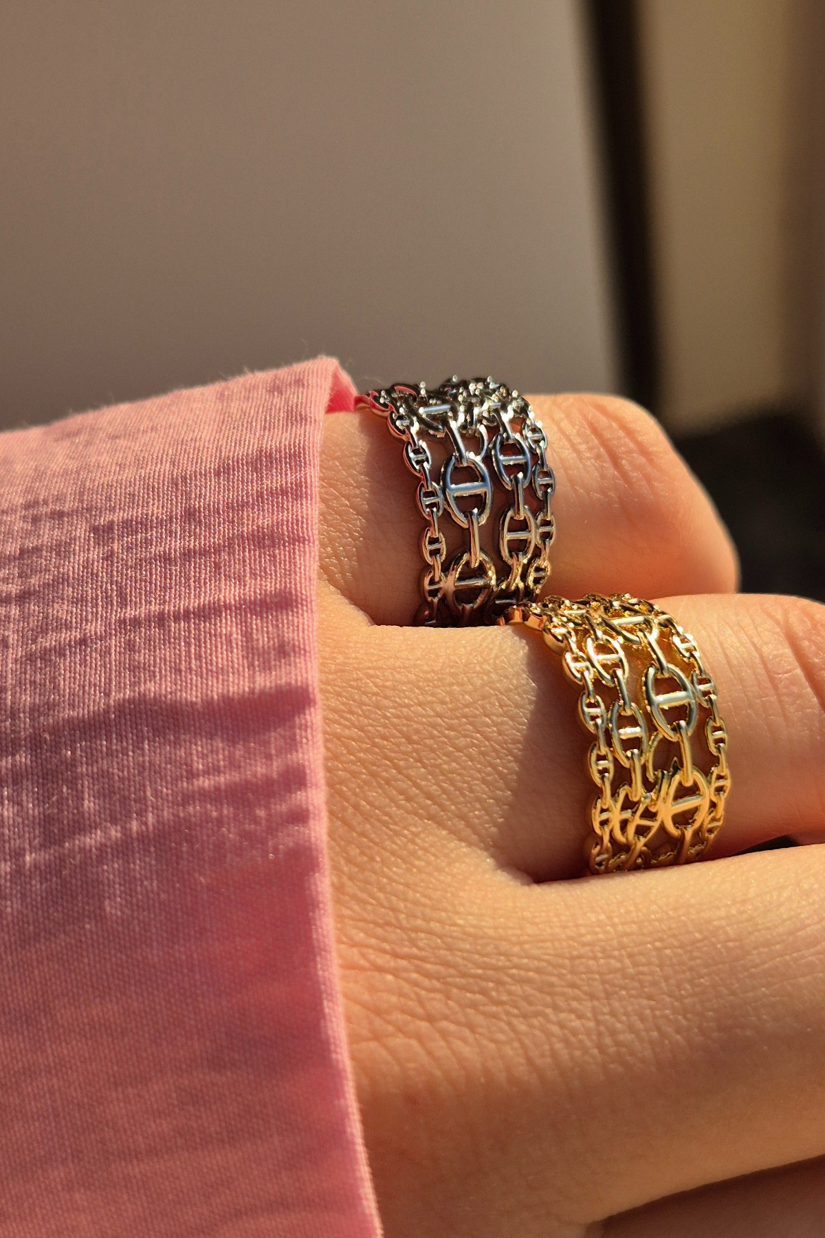 Vip Karmaşık Gold Yüzük