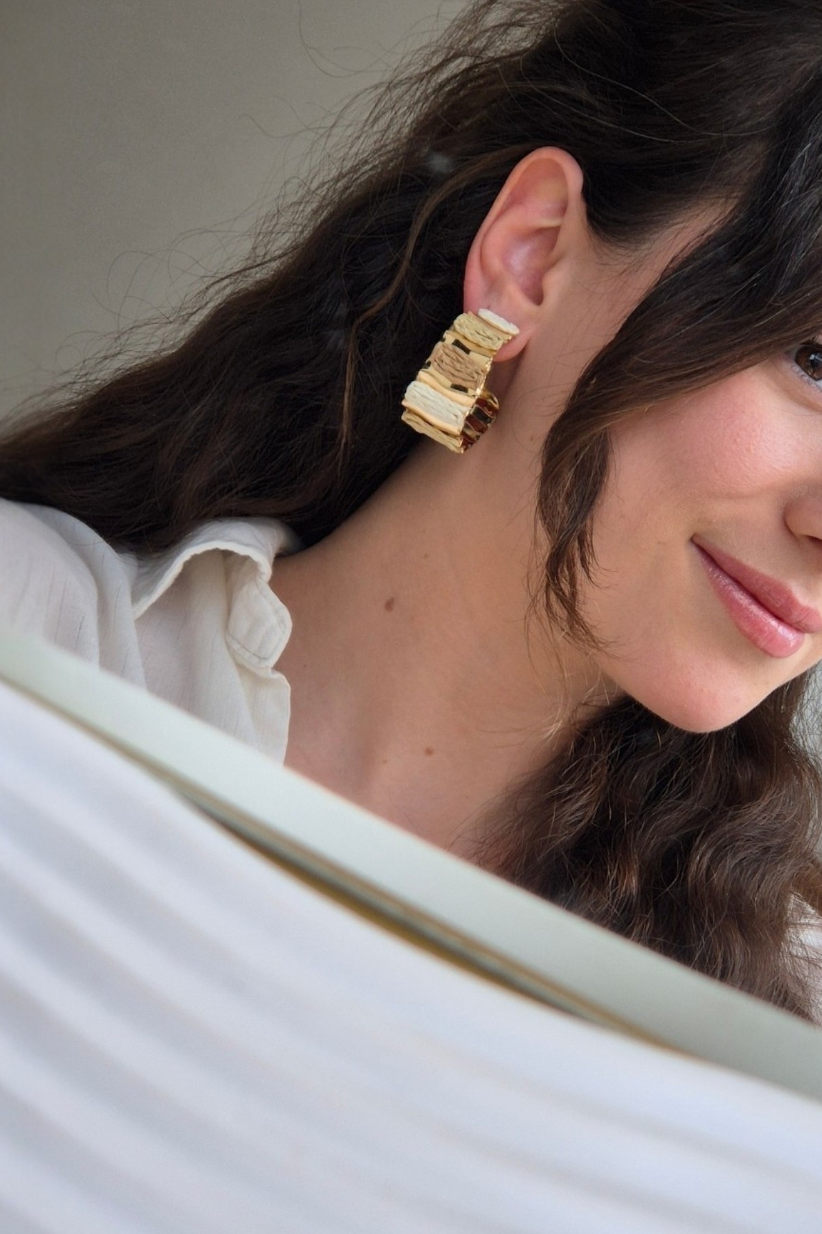 Boho Chic Küpe Çiçek