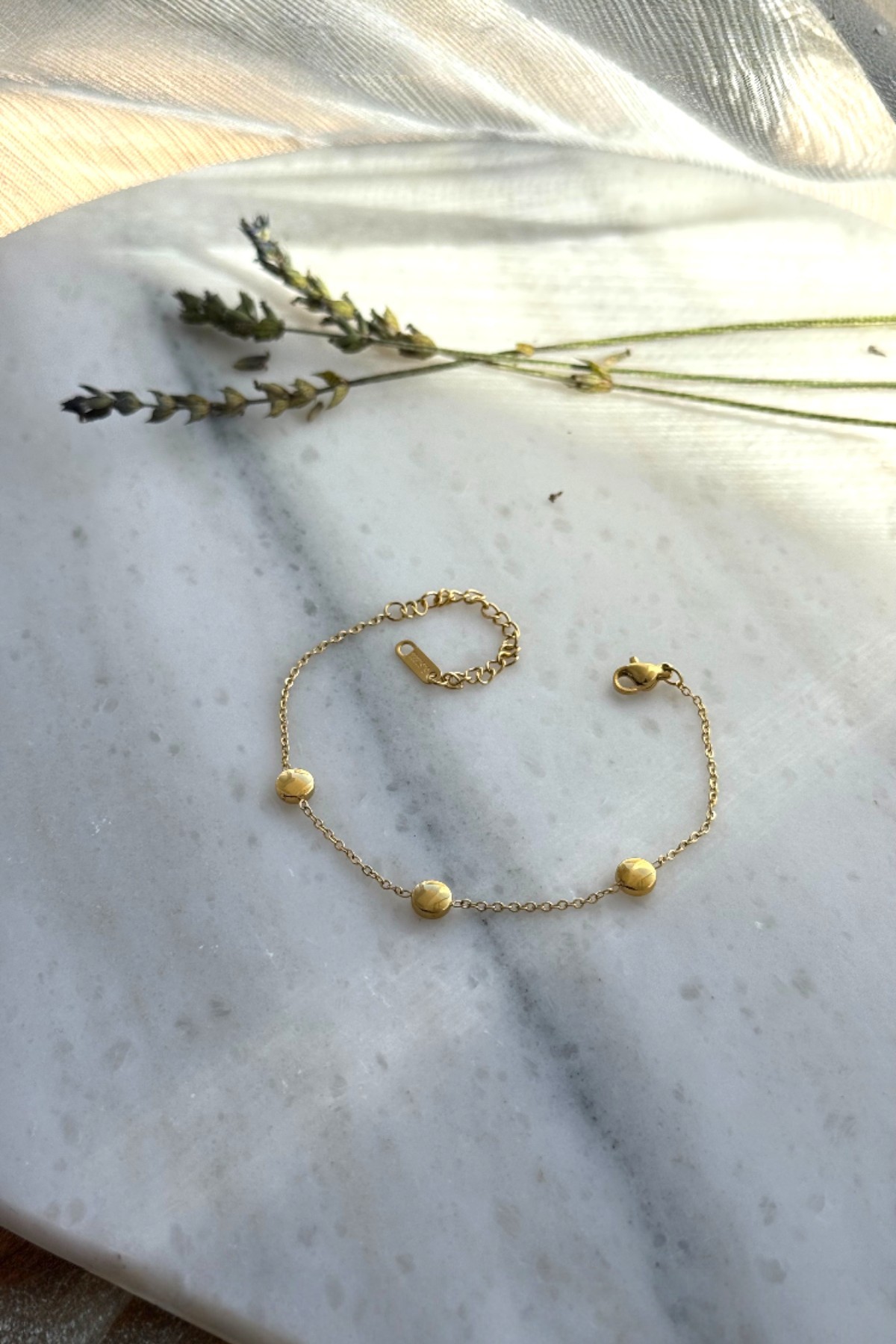 3 Nokta Çelik Bileklik