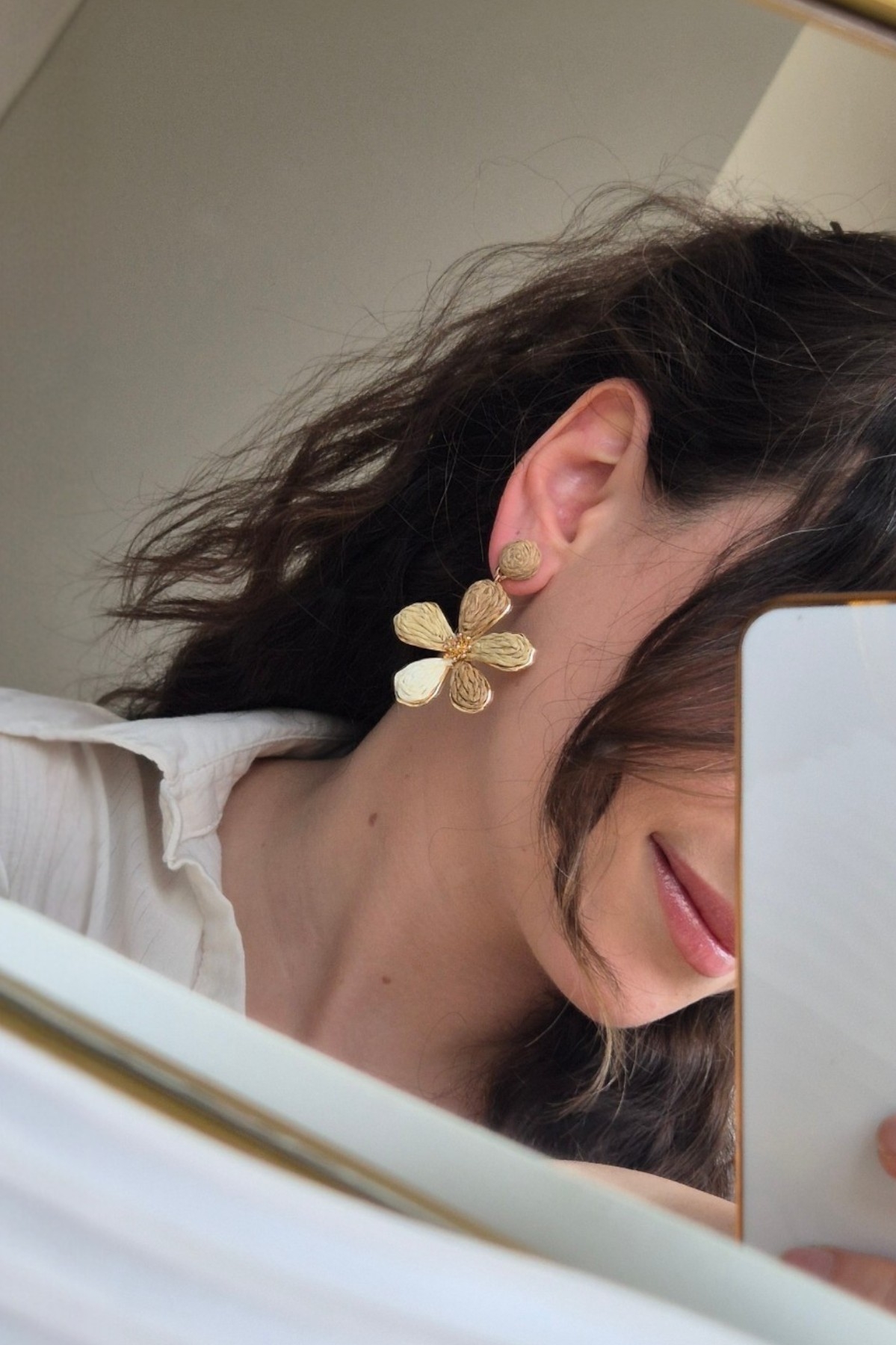 Boho Chic Küpe Çiçek