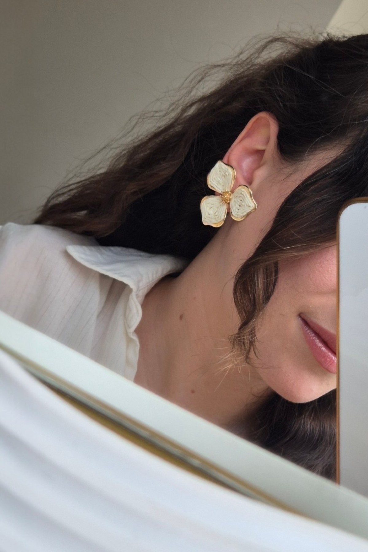 Boho Chic Küpe Çiçek